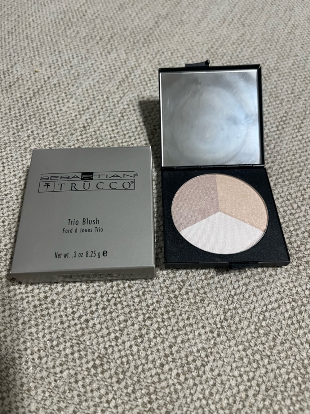 NEW Sebastian Trucco Trio Blush Couture Blush Makeup NIB